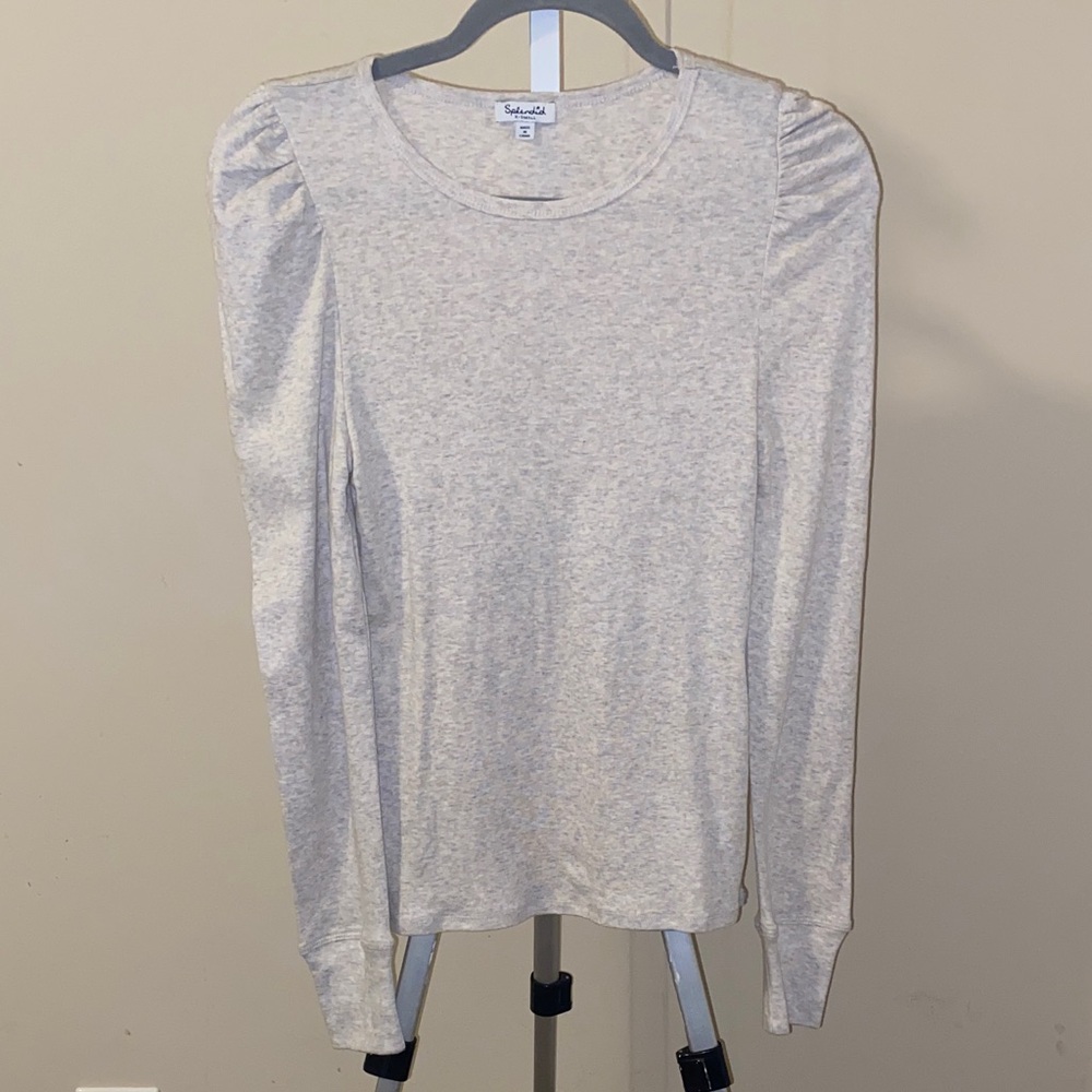 Splendid Heather Gray Long Sleeve Top
